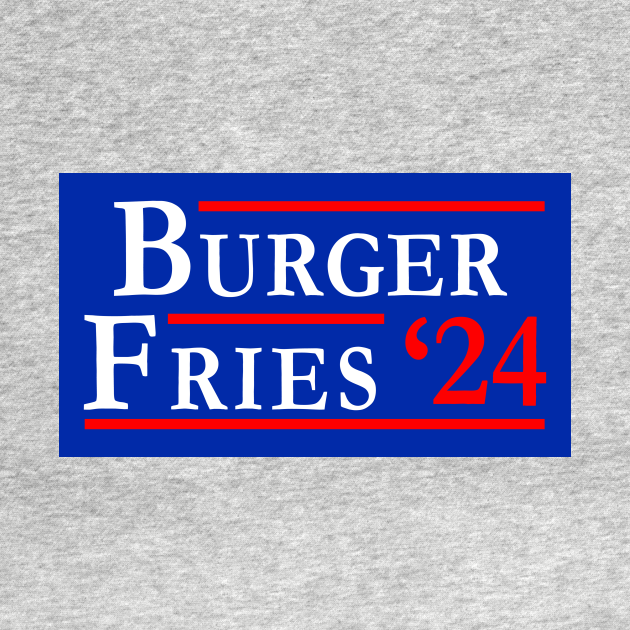 Burger and Fries 2024 Hamburger Lover TShirt TeePublic